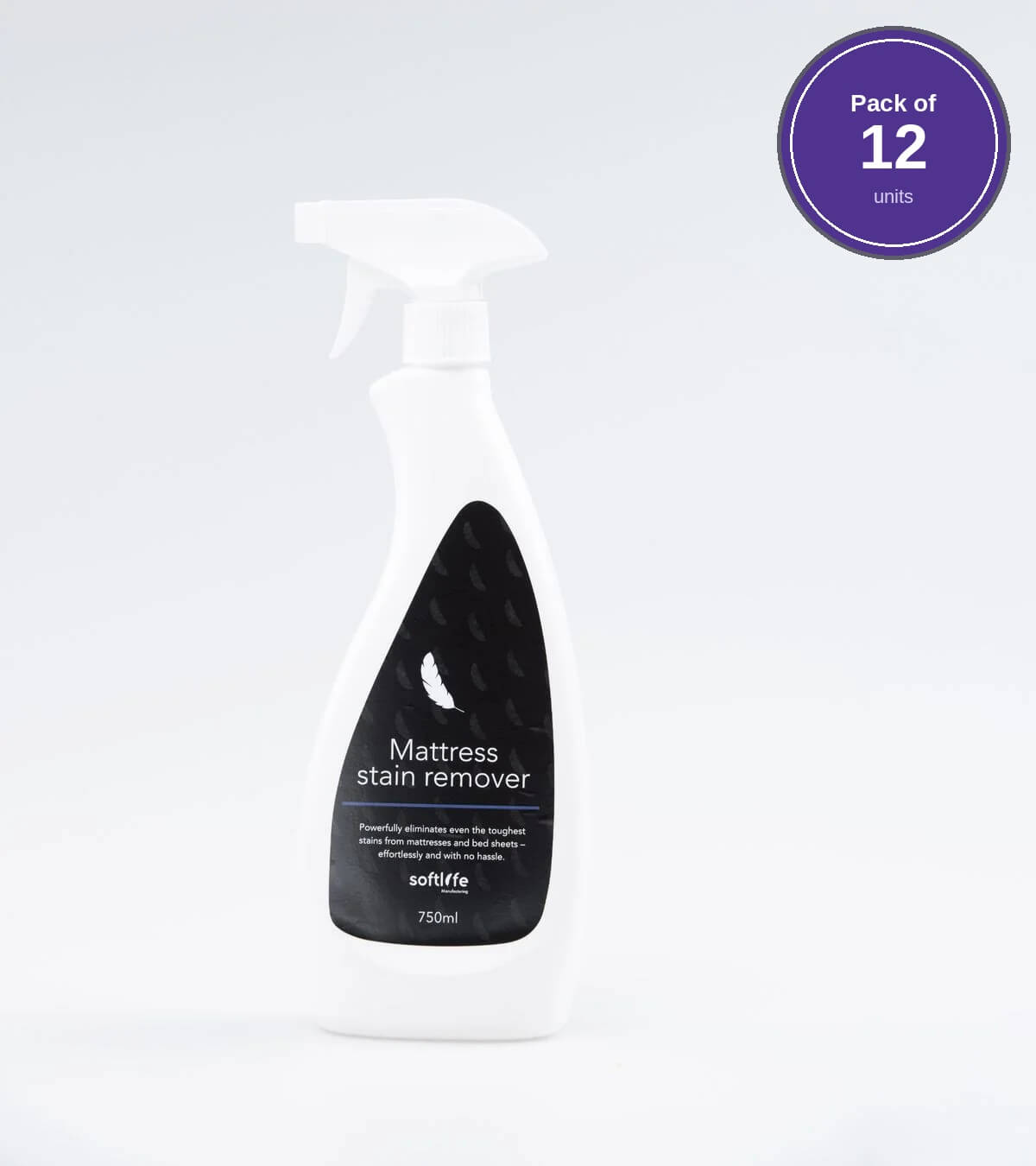 Softlife Mattress Stain Remover 750ml — bulk pack of 12 units, made in South Africa
